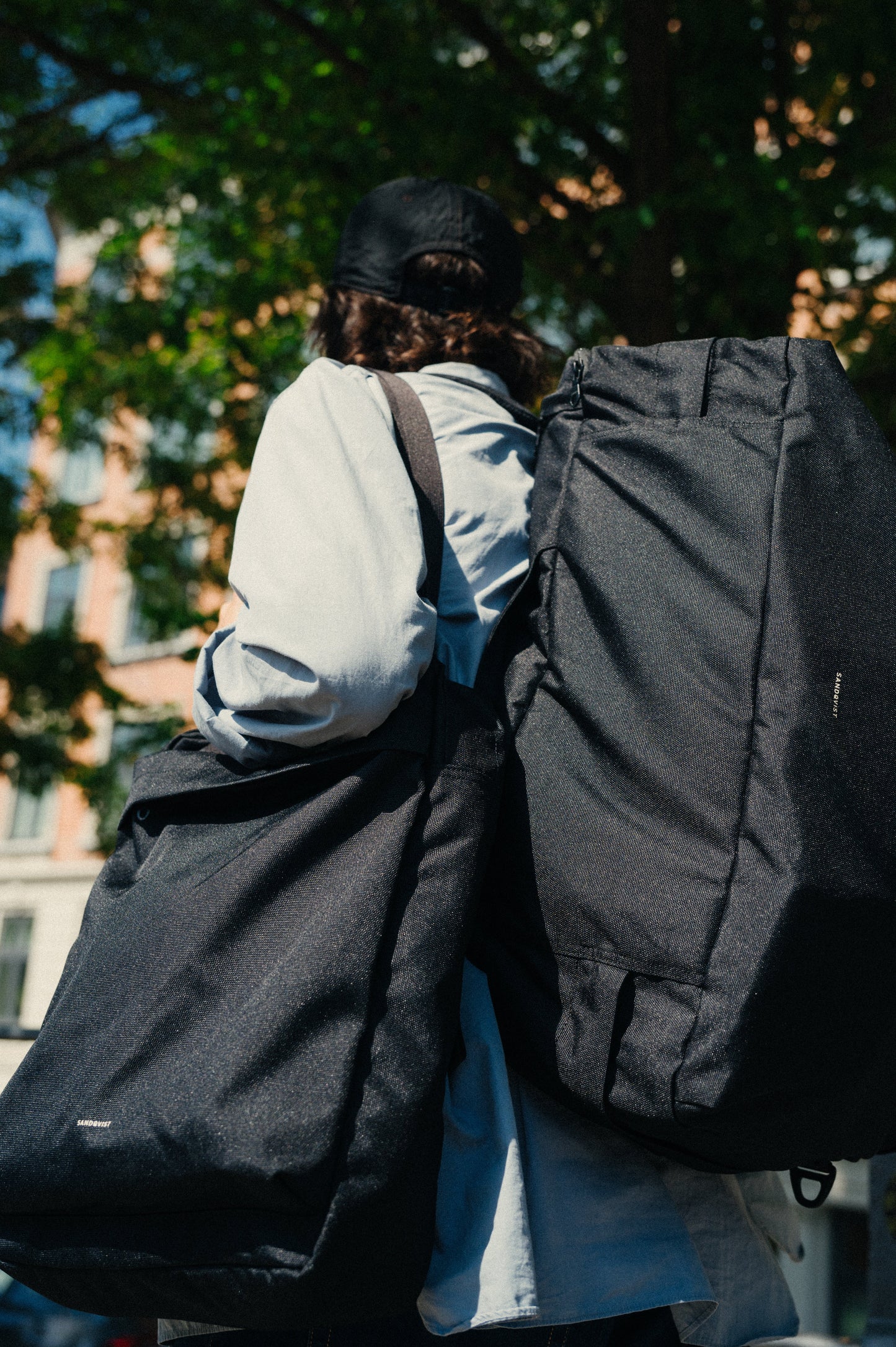 GO 2-Way Tote Backpack 16" Black