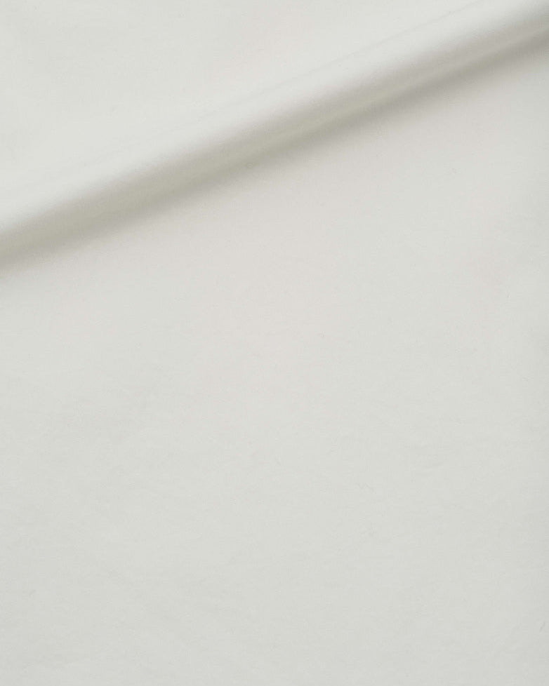 MHL. Stitch Pleat Trousers Soft Dense Cotton Chalk