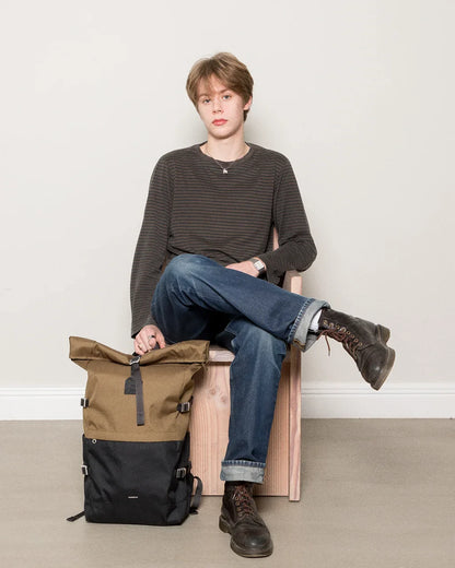 Sandqvist / ICON Rolltop Backpack 16" / Multi Olive