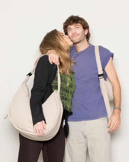 Sandqvist / Curve Half Moon Bag / Beige