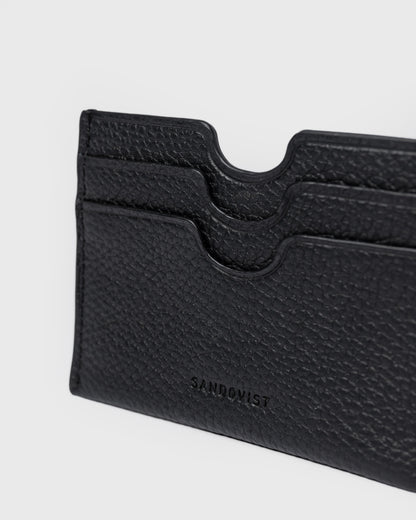 Sandqvist / Leather Classics Card Case Multi Slot / Black