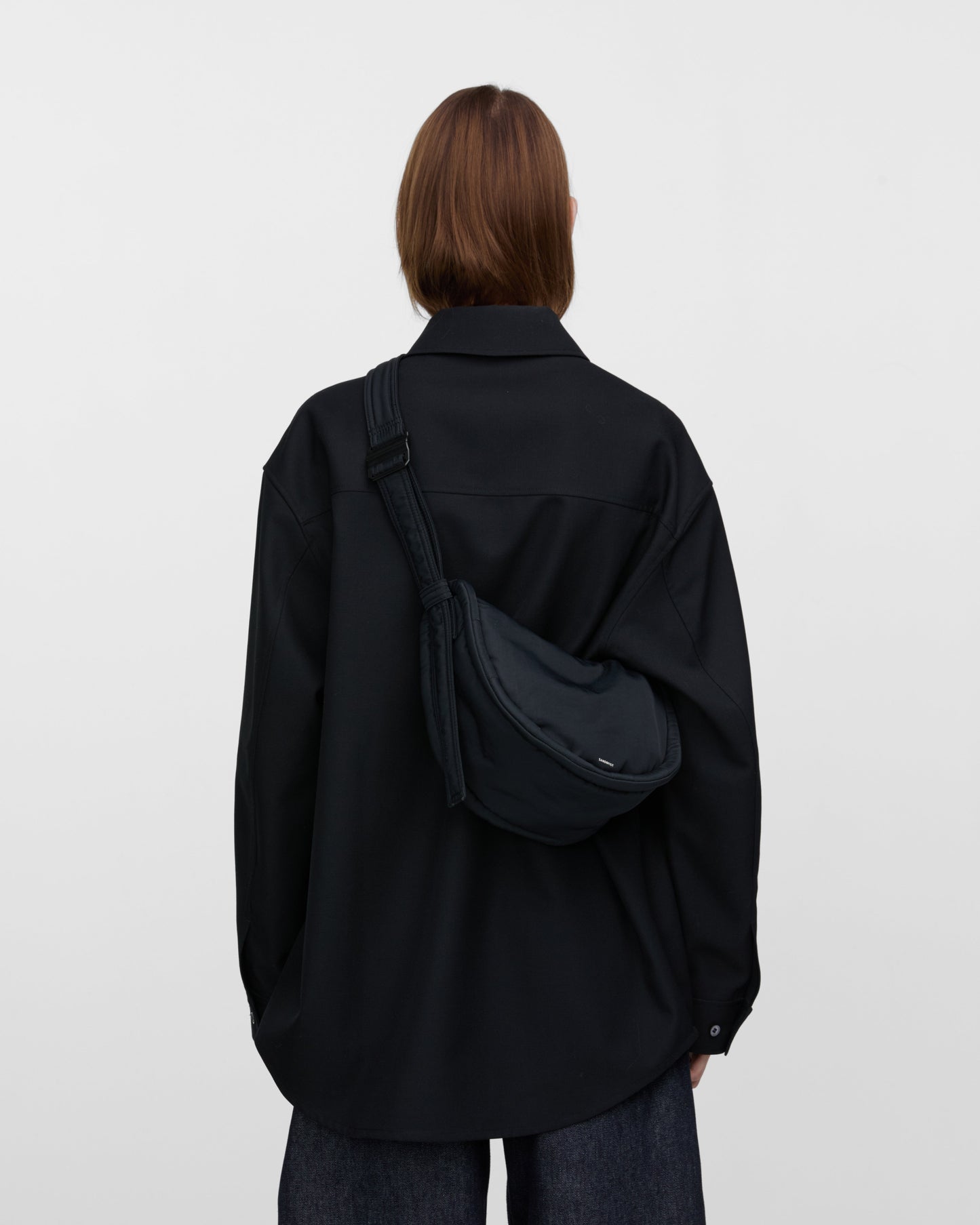 Curve Half Moon Bag Mini Black