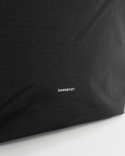 Sandqvist / GRID Expandable Tote Bag / Black