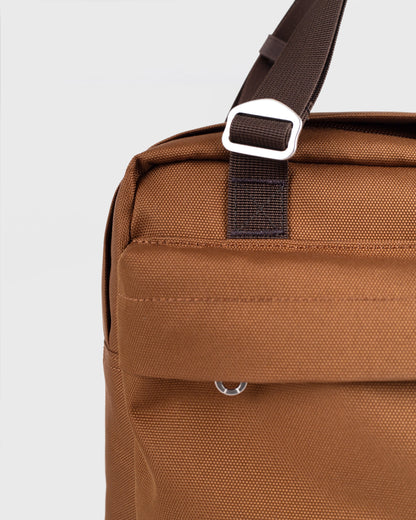 Sandqvist / GO 2-Way Tote Backpack 16" / Sepia Brown