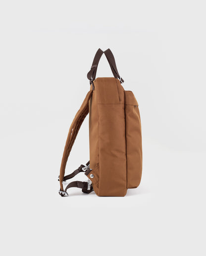 Sandqvist / GO 2-Way Tote Backpack 16" / Sepia Brown