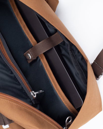 Sandqvist / GO 2-Way Tote Backpack 16" / Sepia Brown