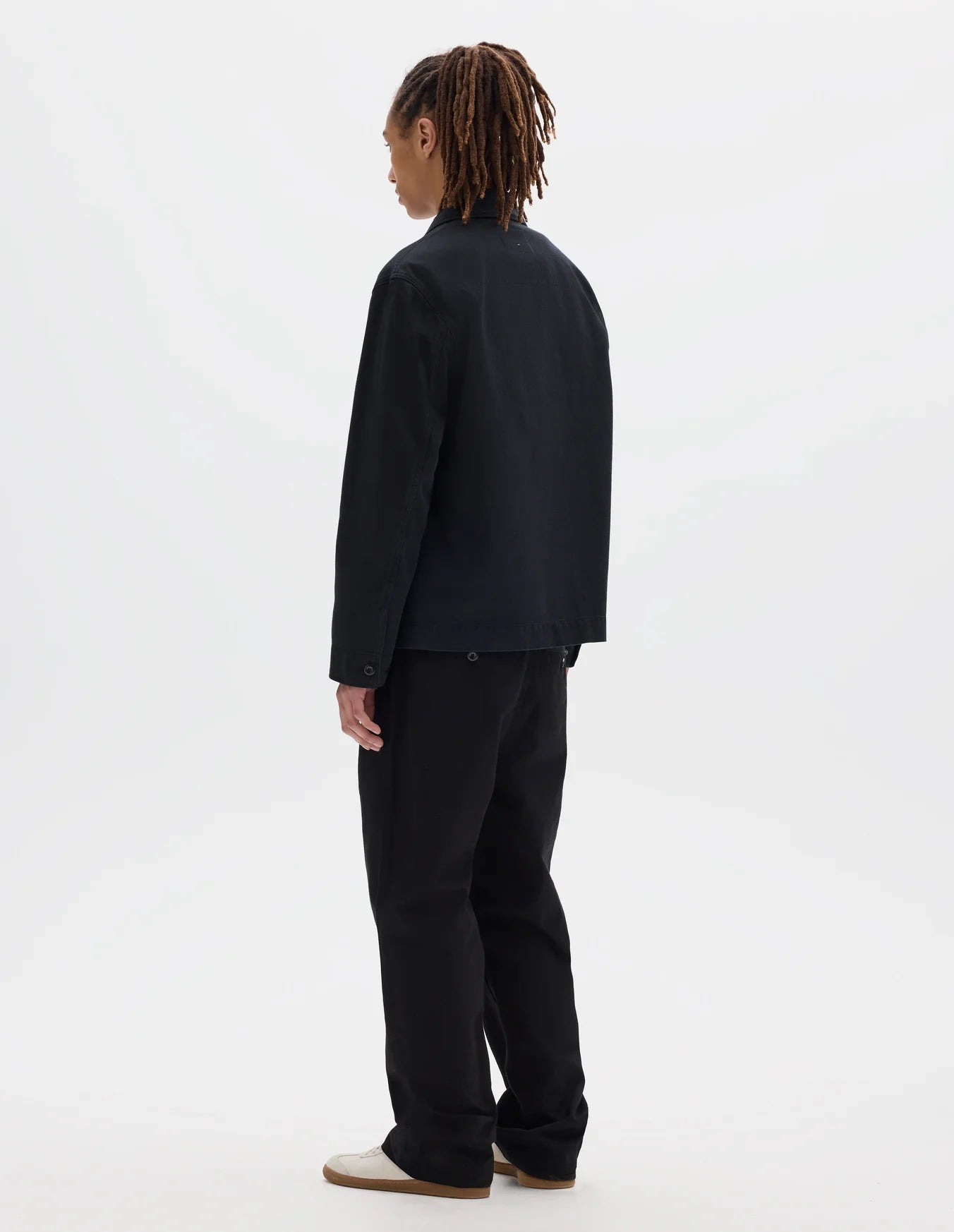 MHL. Minimal Blazer Raised Cotton Drill Black