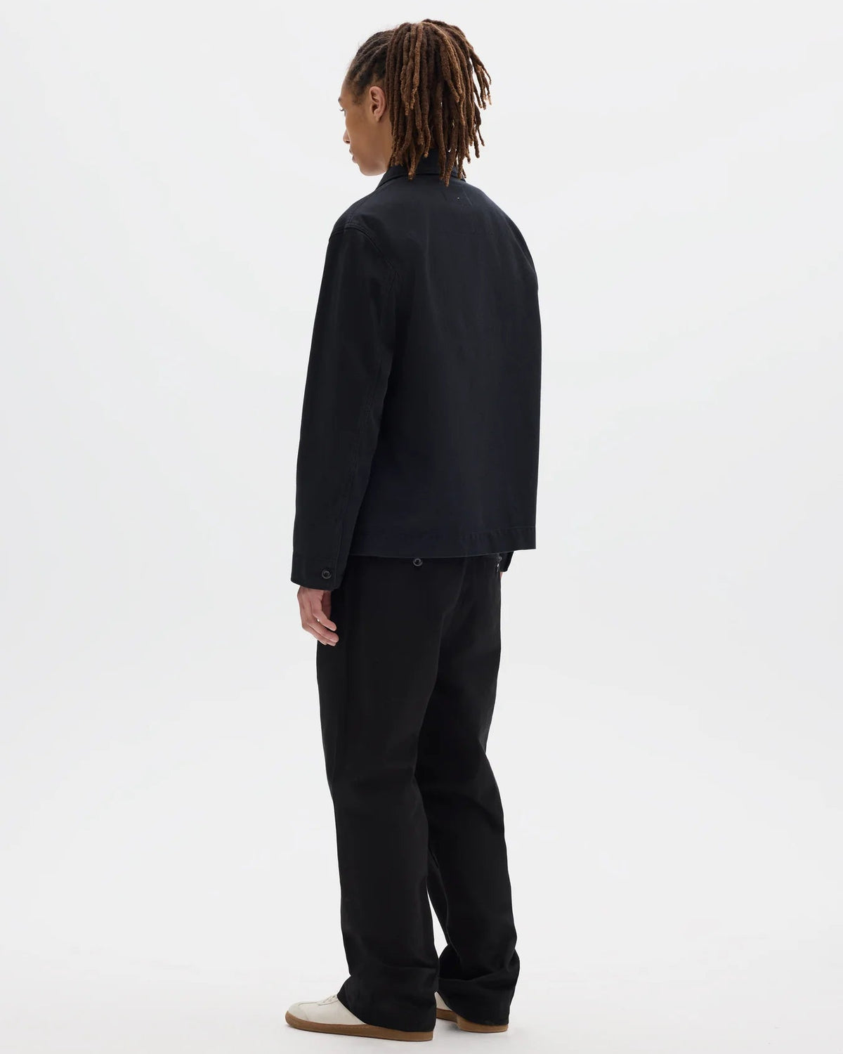 MHL. / Minimal Blazer Raised Cotton Drill / Black