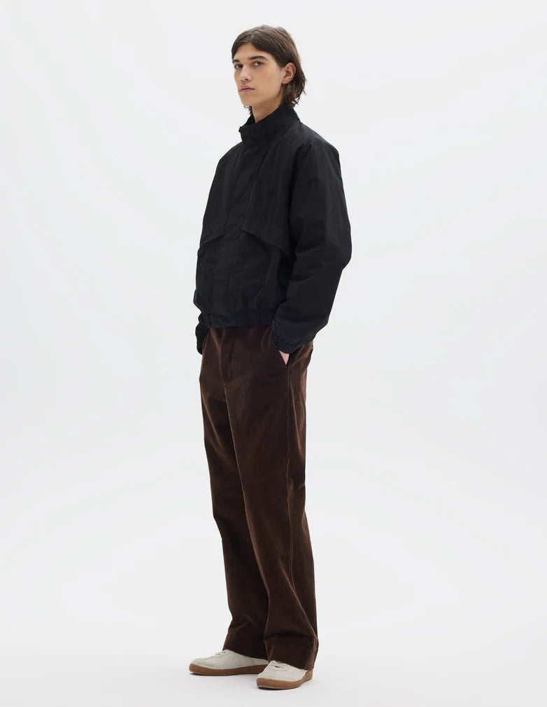 MHL. Track Jacket Crisp Cotton Poplin Black