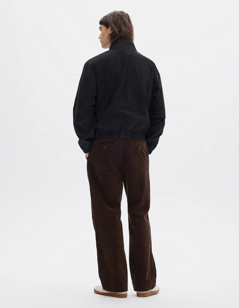 MHL. Track Jacket Crisp Cotton Poplin Black