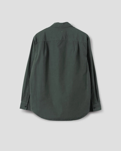 MHL. / Basic Shirt Sanded Cotton Poplin / Storm