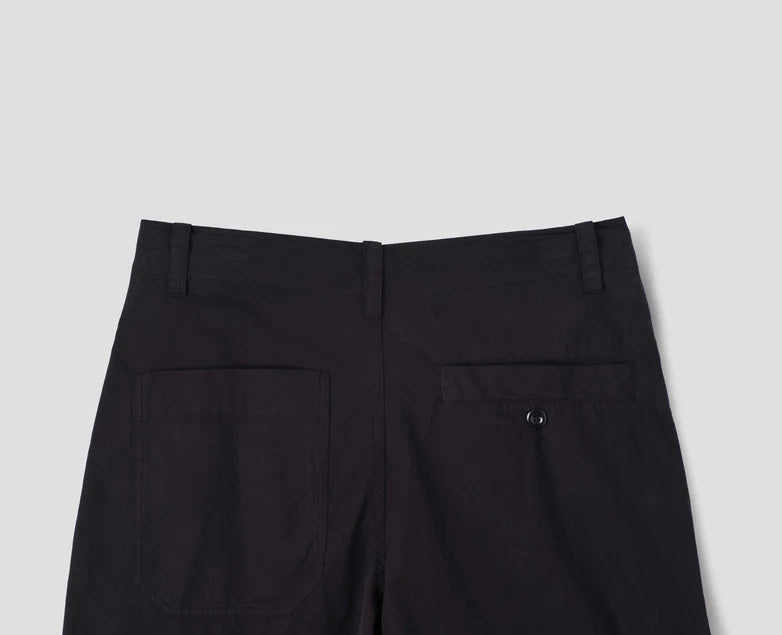MHL. Parachute Trousers Crisp Cotton Poplin Black