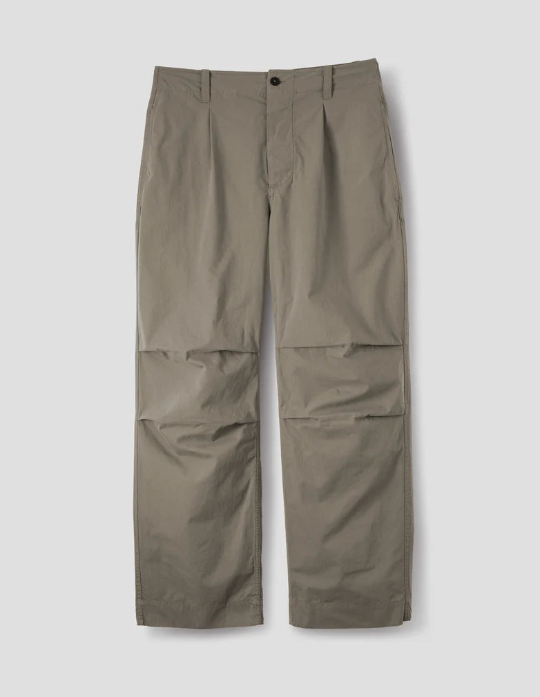 MHL. Parachute Trousers Crisp Cotton Poplin Mouse