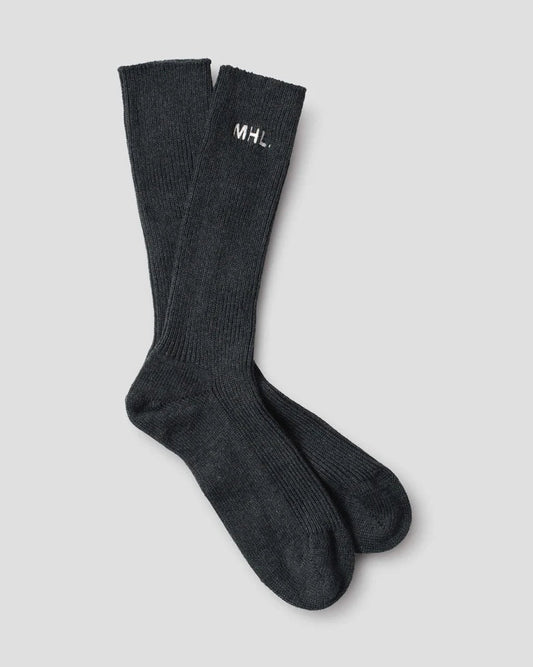 MHL. Sport Socks Dry Cotton Blend Slate