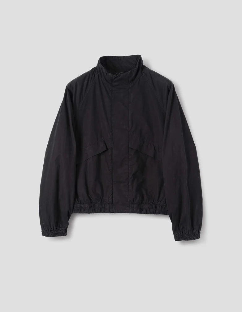 MHL. Track Jacket Crisp Cotton Poplin Black