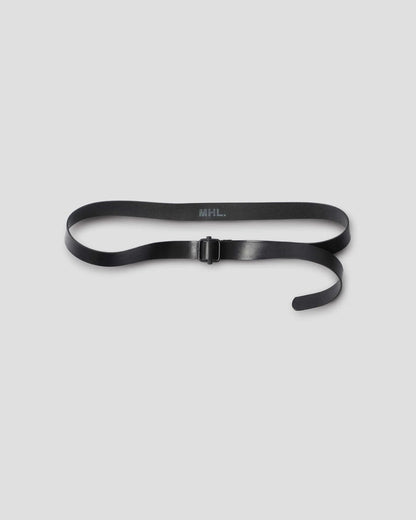 MHL. / Slide Adjuster Belt Leather / Black