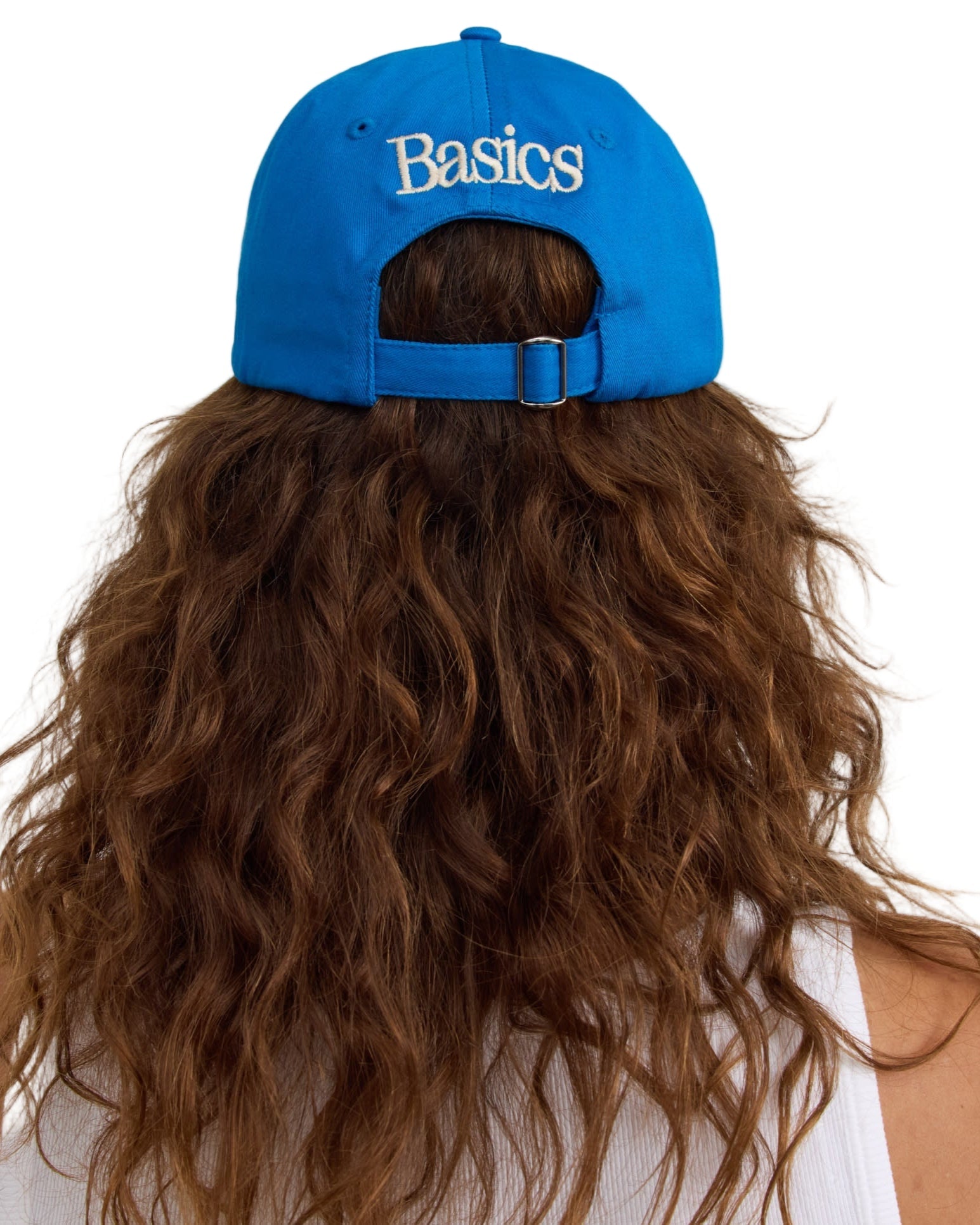 หมวกเบสบอล Core Casual Cap สี Azure Blue จาก Organic Basics ทำจากผ้าฝ้ายออร์แกนิก 100% จำหน่ายโดย Old Pine Trees